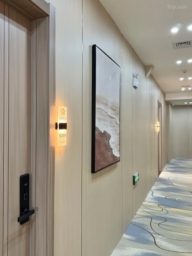 Интерьер номера Heihe Yuelai Hotel для пациентов в Хэйхэ